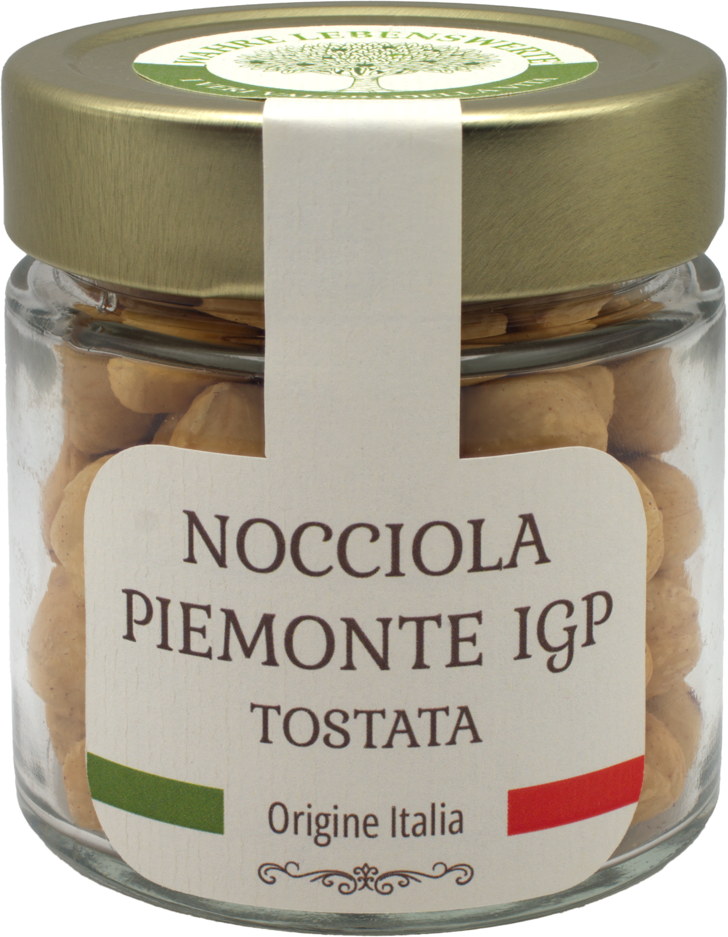 Haselnüsse Piemont IGP im Glas 110gr